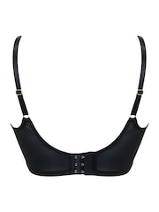 Pour Moi Black/Blue After Hours Padded Longline Bra - Image 4 of 4