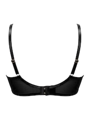 Pour Moi Black/Red Non Padded Underwired Desire Lightly Underwired Bra - Image 4 of 4