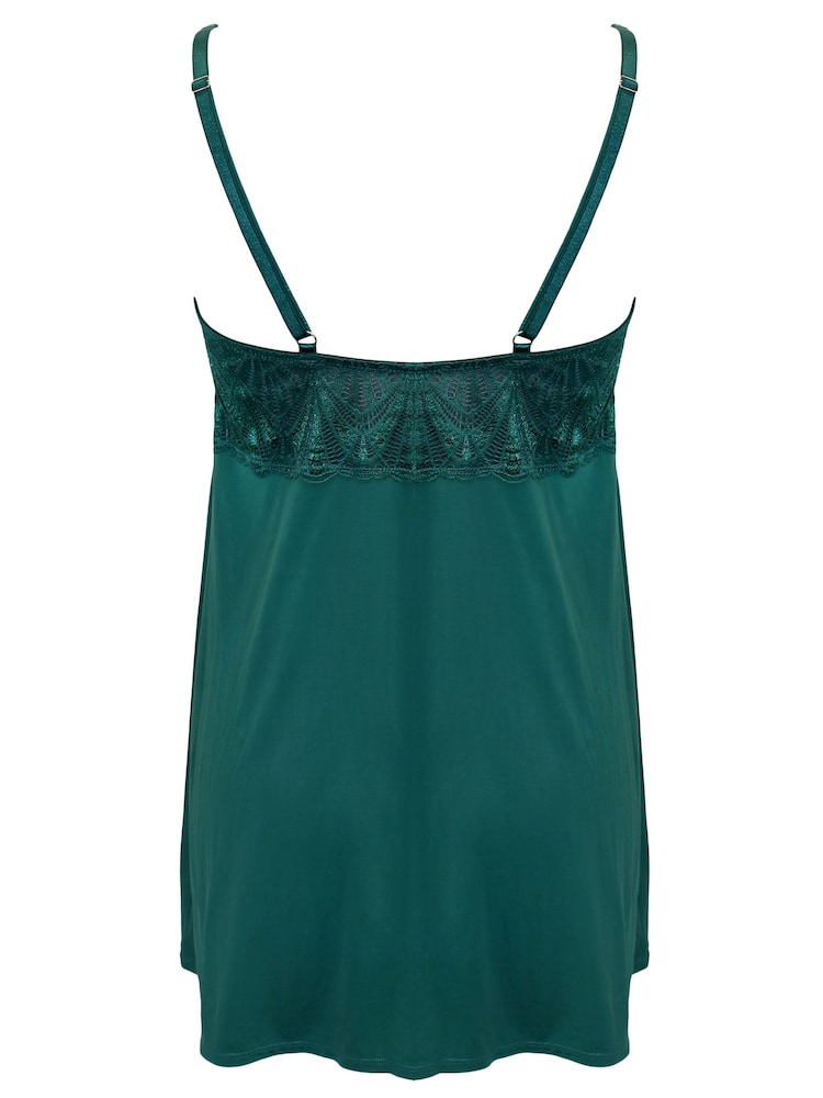 Pour Moi Green New Romance High Apex Chemise - Image 4 of 4