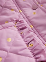 Boden Purple Pretty Quilted Coat - Image 4 of 4