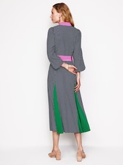 Boden Blue Martha Godet Maxi Shirt Dress - Image 3 of 6