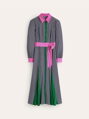 Boden Blue Martha Godet Maxi Shirt Dress - Image 6 of 6