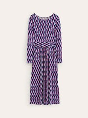 Boden Blue Amelie Long Sleeve Midi Dress - Image 5 of 5