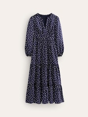 Blau - Boden Pippa Satin-Maxikleid - Bild 5 von 5