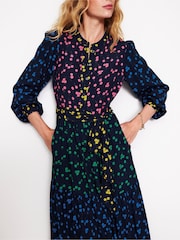 Boden Blue Dark Alba Viscose Maxi Dress - Image 2 of 5