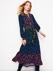 Boden Blue Dark Alba Viscose Maxi Dress - Image 4 of 5