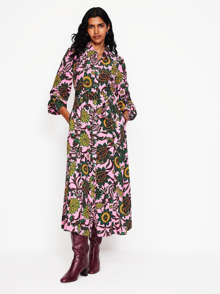 Boden Martha Godet Maxi-Hemdkleid - Bild 1 von 5