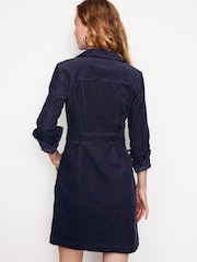 Boden Blue Flora Corduroy Shirt Dress - Image 3 of 5