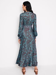 Boden Blue Ivy Smocked Midi Dress - Image 3 of 5