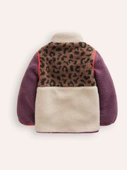 Boden Purple 2-in-1 Borg Jacket - Image 2 of 4