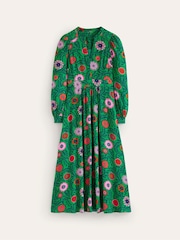 Boden Green Zoe Trim Detail Midi Dress - Image 5 of 5