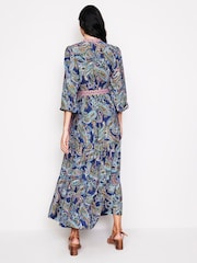 Boden Blue Alba Viscose Maxi Dress - Image 3 of 5