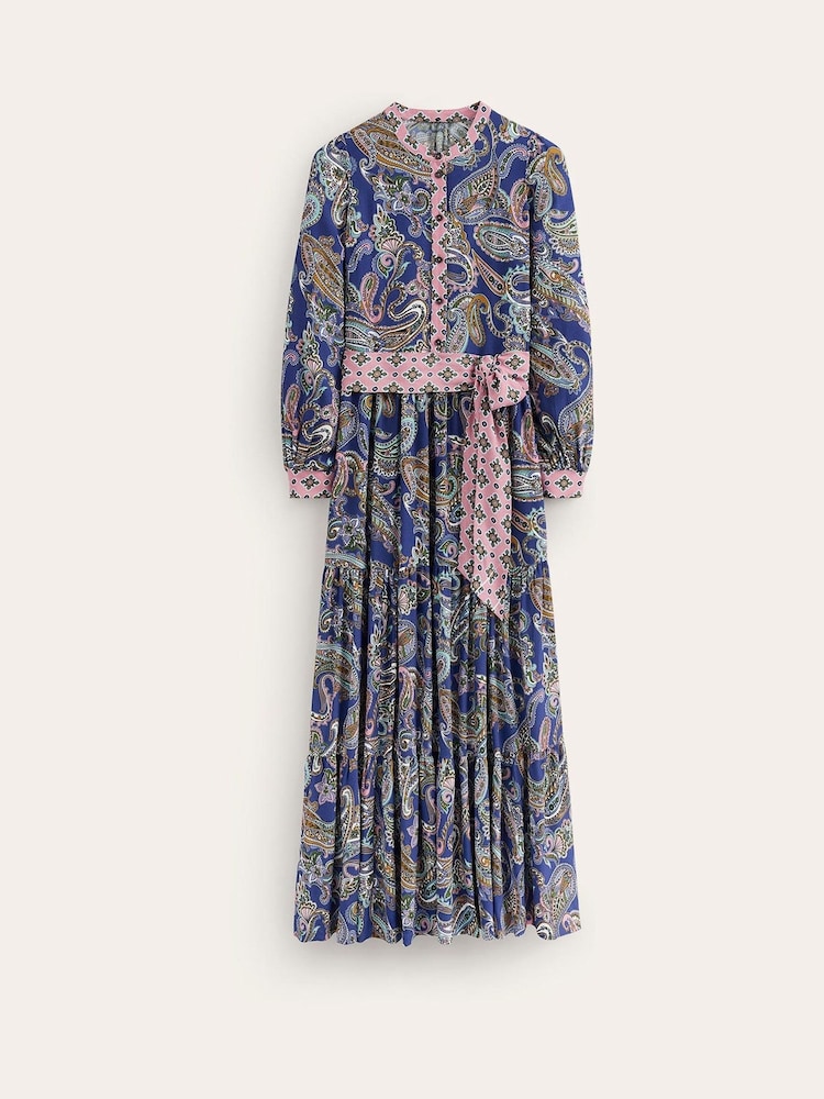 Boden Blue Alba Viscose Maxi Dress - Image 5 of 5
