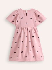 Boden Pink Embroidered Sweatshirt Dress - Image 2 of 3