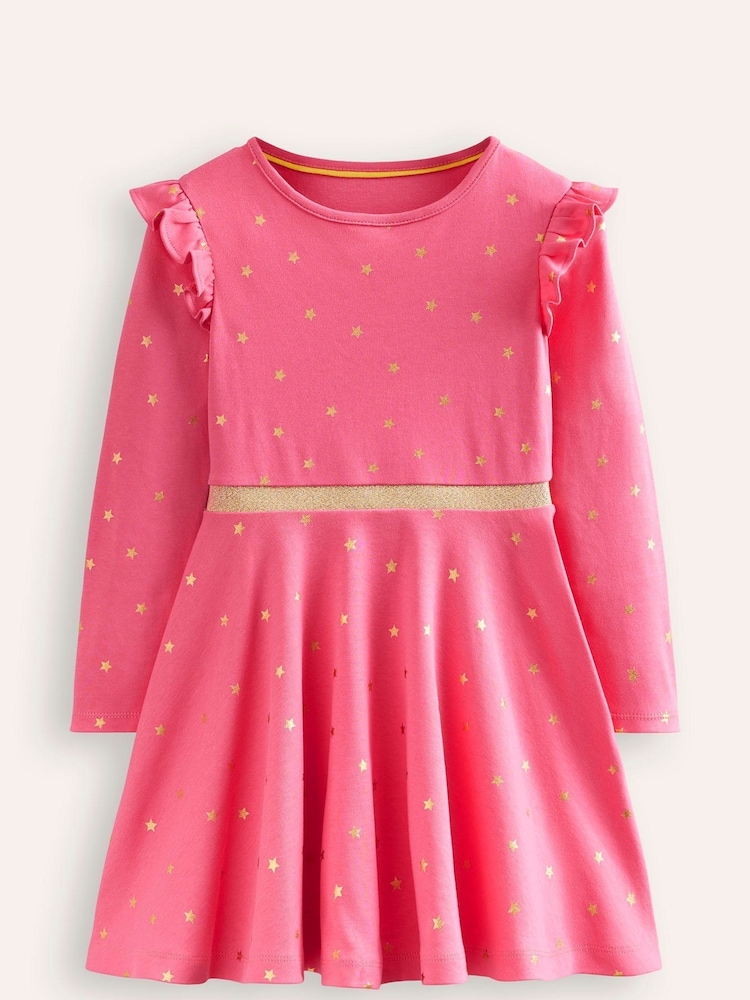 Boden Pink Mabel Twirly 100% Cotton Ballerina Dress - Image 1 of 3