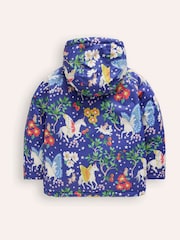 Boden Blue Unicorn Sherpa Lined Anorak - Image 2 of 4