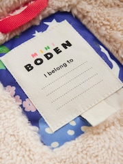 Boden Blue Unicorn Sherpa Lined Anorak - Image 3 of 4