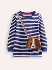 Boden Blue Dog Appliqué Bag Tunic - Image 1 of 3