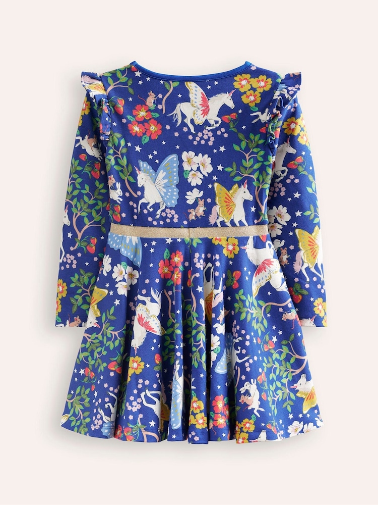 Boden Blue 100% Cotton Mabel Twirly Ballerina Dress - Image 2 of 3