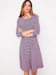 Boden Pink Amelie Long Sleeve Dress - Image 1 of 4