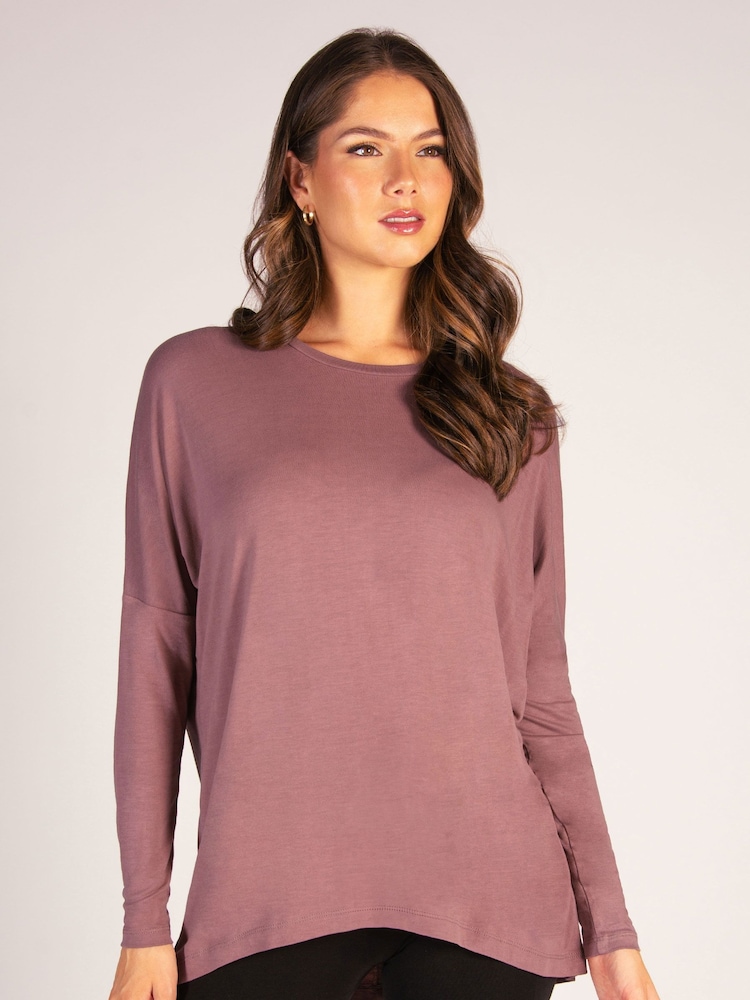 Pineapple Brown Womens Script Long Sleeves Top - Image 1 of 8