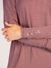 Pineapple Brown Womens Script Long Sleeves Top - Image 6 of 8