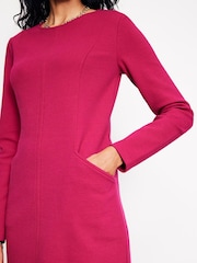 Boden Pink Ellen Ottoman Dress - Image 2 of 4