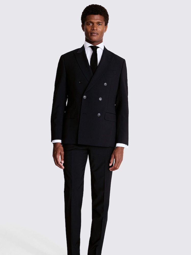 MOSS Black Tailored Fit Performance Jacket - Image 2 of 6