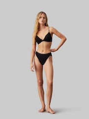 Calvin Klein Black Modern Lace Lightly Lined Triangle Bra - Image 3 of 4