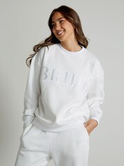 Six Stories White Bride Statement Sweatpants - Image 2 of 4