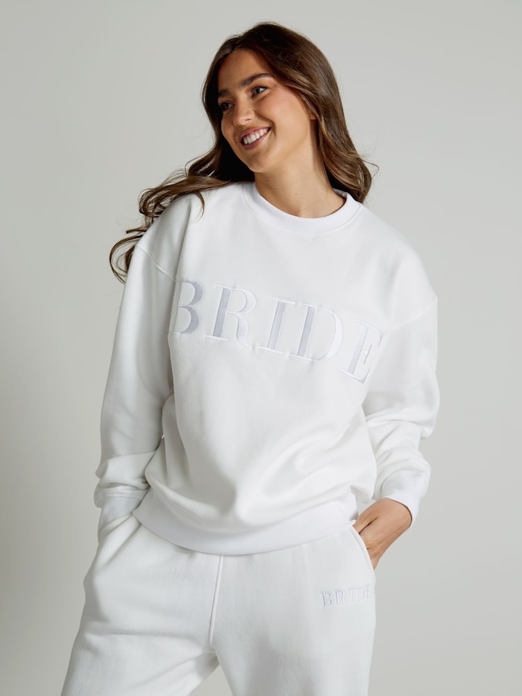 Six Stories White Bride Statement Sweatpants - Image 2 of 4