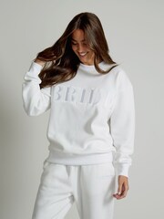 Six Stories White Bride Statement Sweatshirt - Image 1 of 4