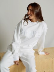 Six Stories White Bride Statement Sweatshirt - Image 4 of 4