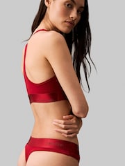 Calvin Klein Red Modern Cotton Holiday Thong - Image 4 of 6