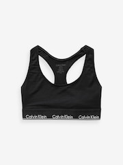 Calvin Klein Black Modern Cotton Logo Bralette - Image 7 of 7