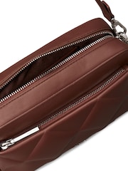 Calvin Klein Natural Diamond Quilt Camera Bag With Pocket - Image 5 of 6