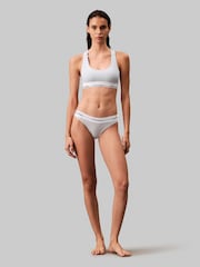 Calvin Klein Blue Modern Cotton Logo Bralette - Image 3 of 5