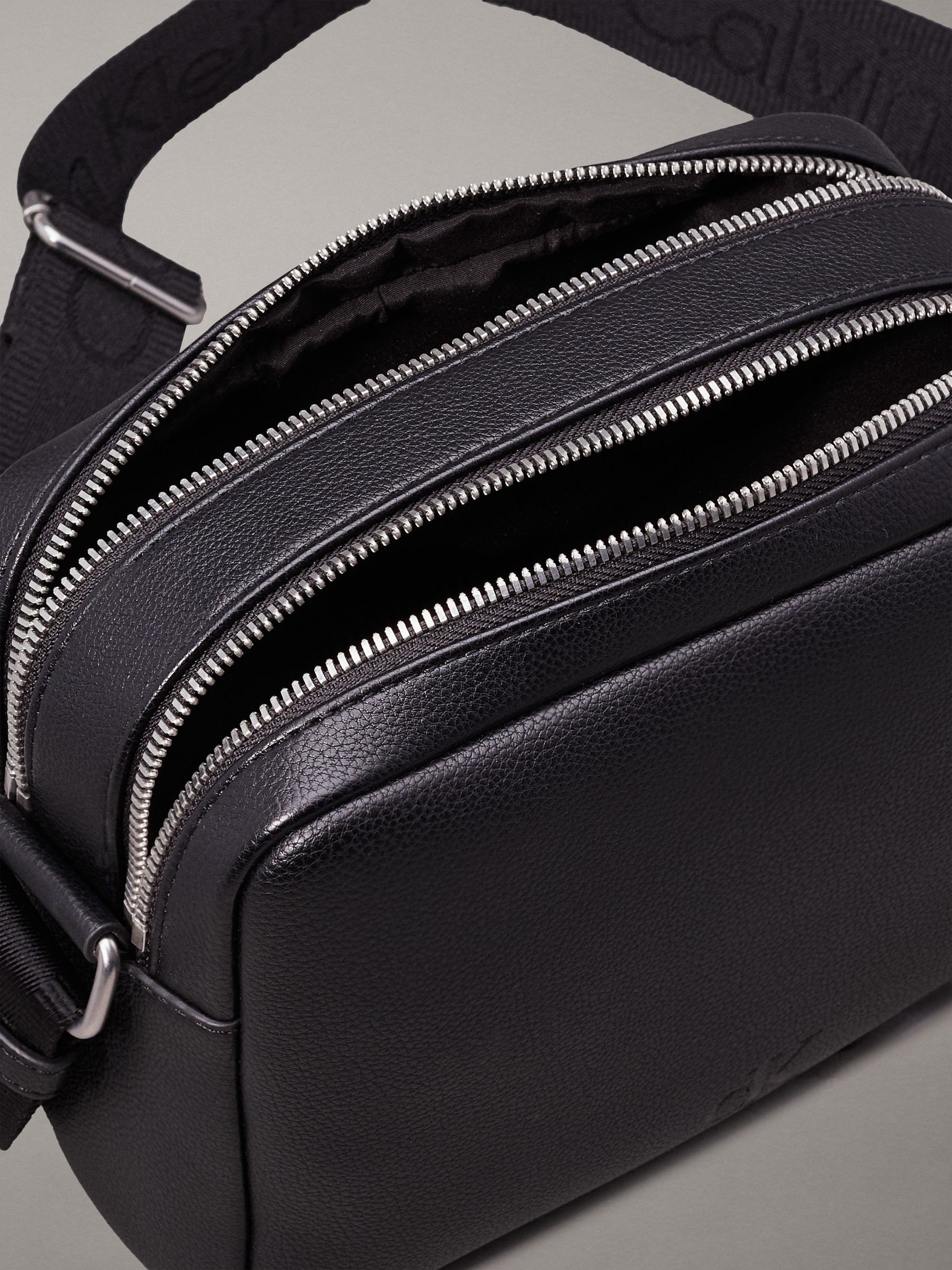 Buy Calvin Klein Black Over Webbing Camera Bag from Next USA