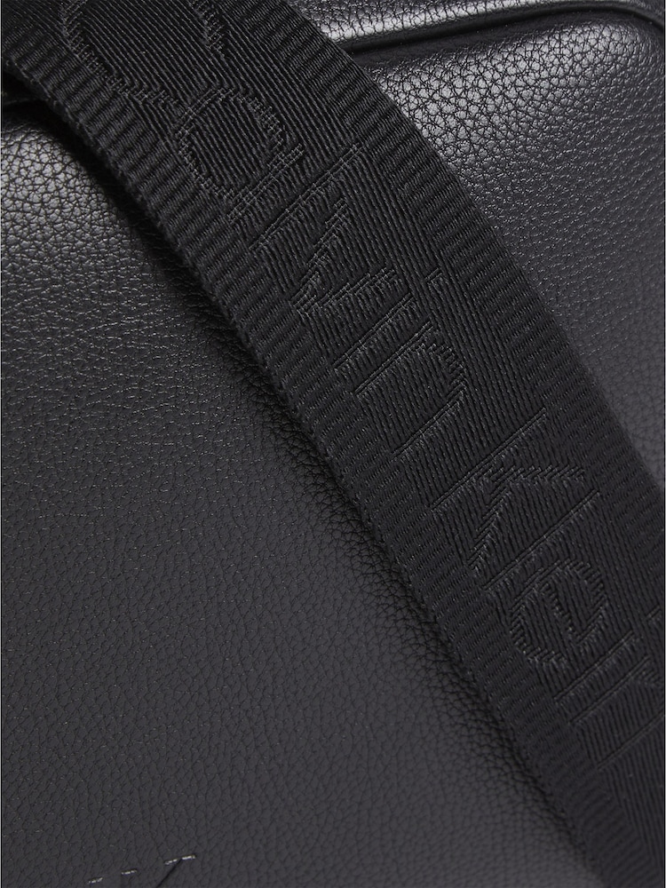 Calvin Klein Black Over Webbing Camera Bag - Image 3 of 3 Calvin Klein Black Over Webbing Camera Bag - Image 3 of 3