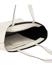 Calvin Klein Natural Slim Sculpted Debossed Tote - Image 3 of 4