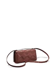 Calvin Klein Natural Diamond Quilt Conv Shoulder Bag - Image 3 of 5