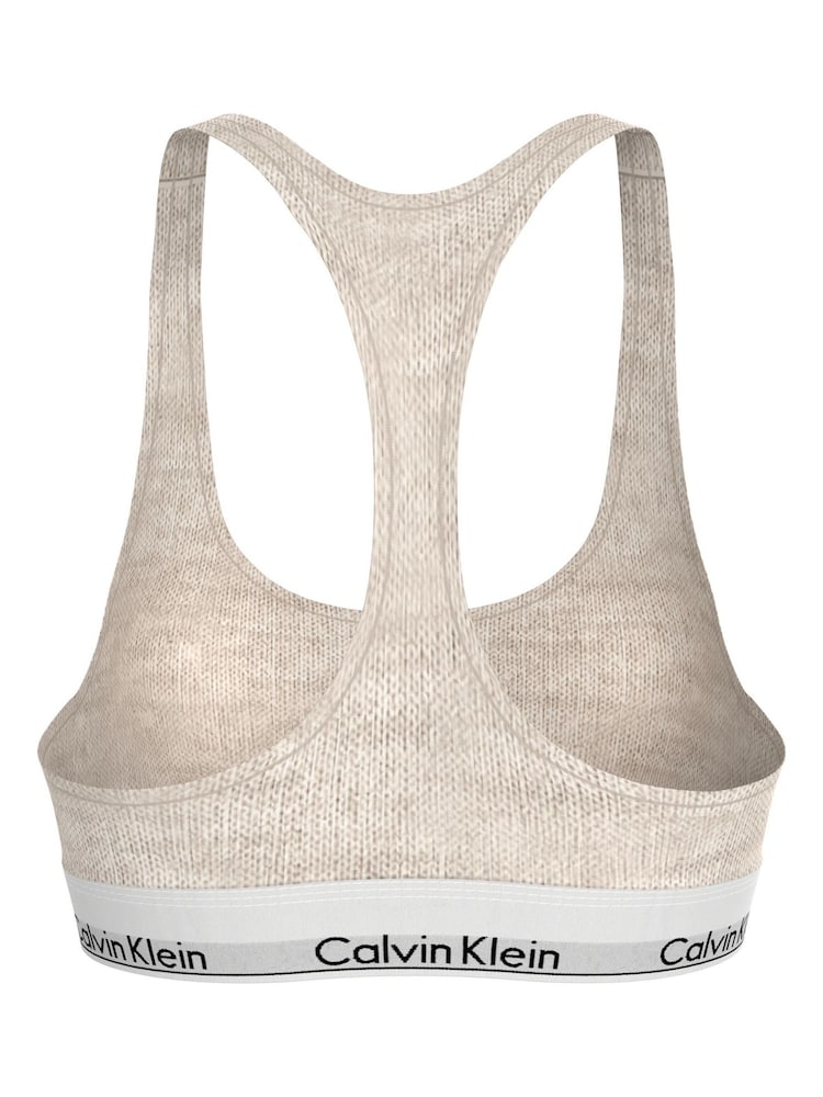 Calvin Klein Natural Modern Cotton Unlined Bralette - Image 2 of 4