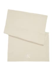 Calvin Klein Natural Monogram Embroidered Scarf - Image 3 of 6