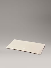 Calvin Klein Natural Monogram Embroidered Scarf - Image 4 of 6