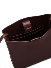 Calvin Klein Brown Crossbody Leather Bag - Image 4 of 6