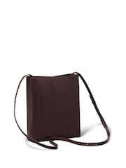 Calvin Klein Brown Crossbody Leather Bag - Image 5 of 6