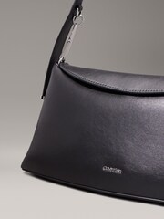 Calvin Klein Black Soft Sculpt Shoulder Bag - Image 3 of 3