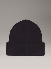 Calvin Klein Black Embroidered Beanie - Image 2 of 4