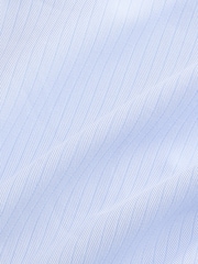 Blue Self Stripe / Pink Floral Tie Slim Fit Occasion Shirt And Tie Pack - Image 3 of 3