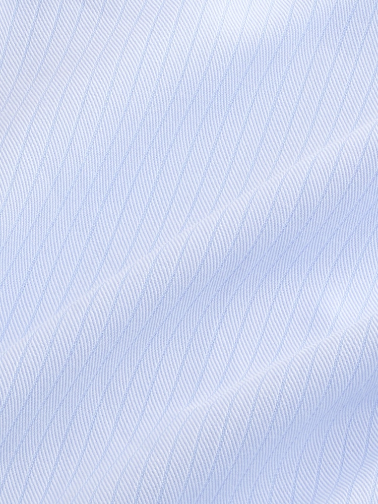 Blue Self Stripe / Pink Floral Tie Slim Fit Occasion Shirt And Tie Pack - Image 3 of 3